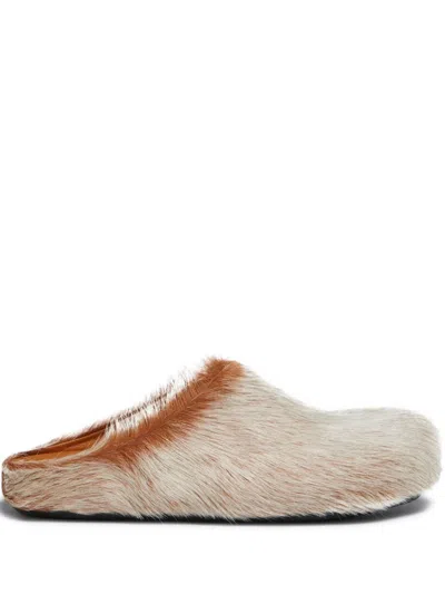 Marni Soft Beige Fussbett Sabot