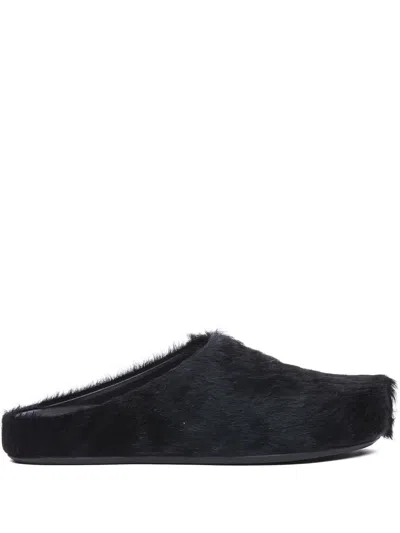 Marni Fussbett Mules In Black