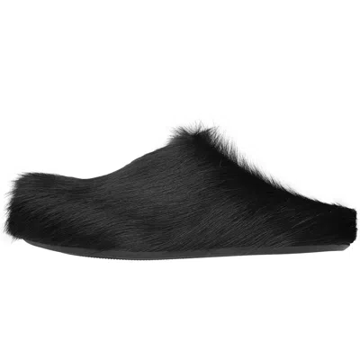 Marni Fussbett Mules In Nero Neri E Grigi
