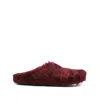 Marni Slip-on Style Round Toe Flat Sole For Men In Red