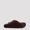 Marni Fussbett Sabot Genuine Calf Hair Clog In Brown