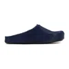 Marni Slip-on Round Toe Leather Slippers In Blue