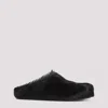 Marni Fussbett Calf Hair Slippers In Black