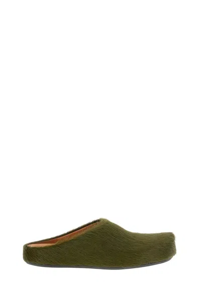 Marni Fussbett Sabot In Green