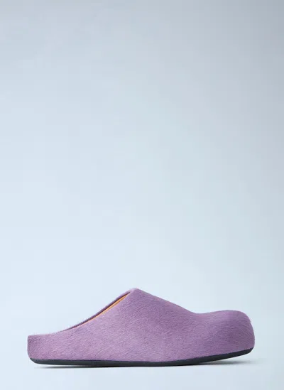 Marni Fussbett Sabot In Lilac
