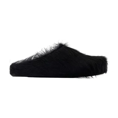 Marni Fussbett Sabot Mules In Black