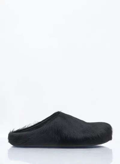 Marni Fussbett Sabot Mules In Black