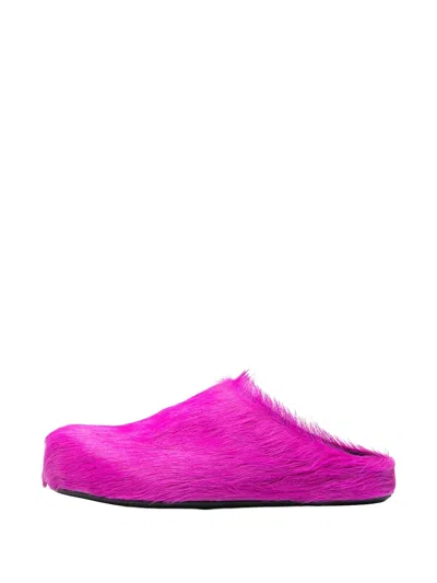 Marni Fussbett Sabot Mules In Pink