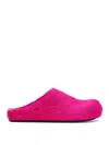 Marni Pink Fussbett Sabot Slip-on Loafers In Nude & Neutrals