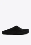Marni Fussbett Sabot Slippers In Black