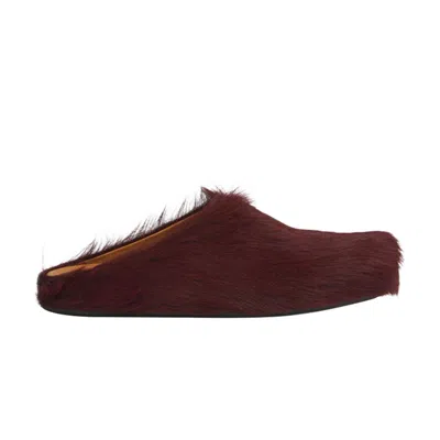 Pre-owned Marni Fussbett Sabot 'wild Cherry' | Red | Men's Size 47