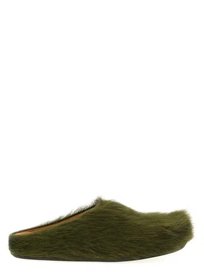 Marni 'fussbett' Sabots In Green