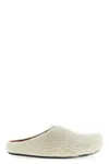 Marni Fussbett Flat Shoes White In White