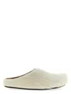 Marni Fussbett Flat Shoes White In White