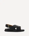 Marni Woman Sandals Black Size 6 Soft Leather In Black