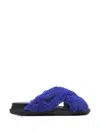 Marni Fussbett Sandals In Blue