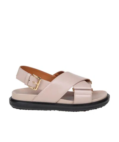 Marni Fussbett Sandals In Nude