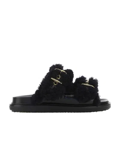 MARNI MARNI DOUBLE ADJUSTABLE STRAP SANDALS