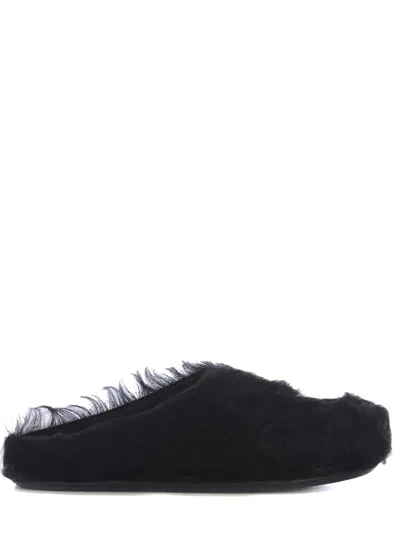MARNI FUSSBETT SLIP-ON FLAT MULES