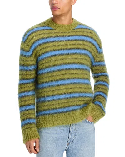 Marni Striped Sweater Sweaters And Cardigans Multicolor In Green