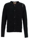 Marni Black Fuzzy Wuzzy Cardigan