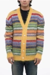 Marni Striped Buttoned-up Cardigan