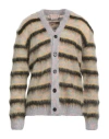 Marni Fuzzy Wuzzy Mohair Man Cardigan Yellow Size 38 Mohair Wool, Polyamide, Wool
