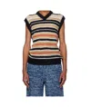 Marni Fuzzy Wuzzy Vest In Blue