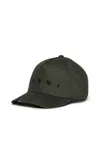 Marni Gabardine Baseball Cap With Logo In Green