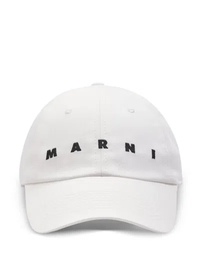 Marni Gabardine "white" Cap