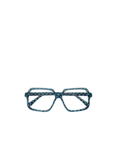 Marni Geometric Flat Mirror In Blue
