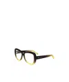 Marni Geometric Frame Plain Glasses In Black