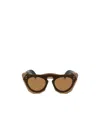 Marni Geometric-frame Sunglasses In Brown