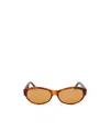 Marni Geometric Frame Sunglasses In Brown