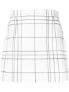 Marni Geometric-pattern High-waisted Miniskirt In White
