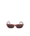 Marni Geometric Sunglasses In Brown