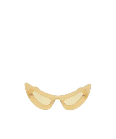 Marni Geometric Sunglasses In Gold