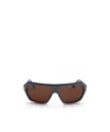 Marni Geometric Sunglasses In Brown