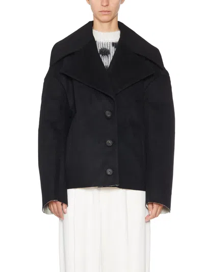 MARNI MARNI GIACCA COCOON IN FELTRO E LANA