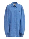 Marni Denim Jacket With French Collar In Blue