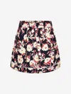 Marni Girls & Yellow Floral Viscose Skirt 14 Yrs Blue In Blue