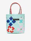 Marni Blossom Macro Tote Bag In Blue