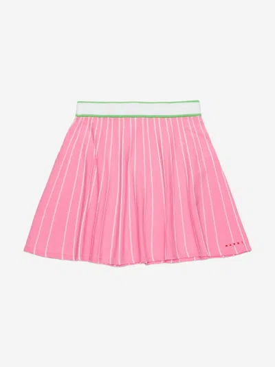 MARNI MARNI GIRLS JACQUARD STRIPE KNITTED SKIRT