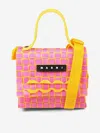 Marni Interwoven Tote Bag In Pink