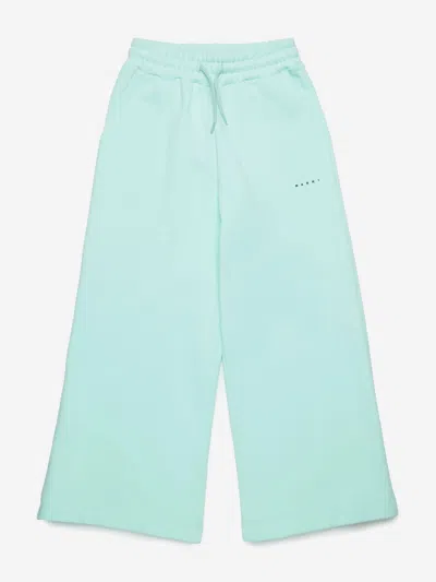 Marni Babies' Girls Logo Joggers In Green