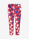 Marni Girls Spotted Silk Trousers 14 Yrs Red In Red