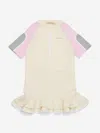 Marni Girls Unbrushed Fleece Zip Dress In Ivory