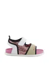 Marni Glitter Strap Sandals In Multi