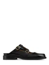 Marni Bambi 3.0 Moccasin Sabot Made Of Brushed Calfskin In Black