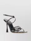 Marni Glossy Finish Strappy Open Toe Sandals In Multi